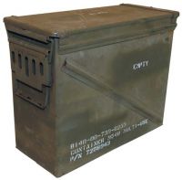 Армейский металлический ящик для патронов США Gr. 7 (Б/У)