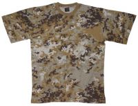 Армейская футболка US, камуфляж vegetato desert