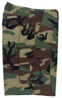 US BDU мужские шорты милитари с карманами карго, камуфляж вудланд