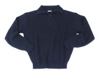 Армейский свитер 100% полиакрил синий
