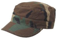 Армейская кепка US BDU field cap Ripstop, вудленд