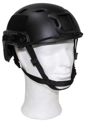Купить Max-Fuchs Шлем десантника США из АБС-пластика "FAST", крепления, черный