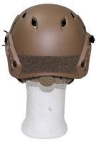 Шлем десантника США из АБС-пластика "FAST", крепления, камуфляж coyote tan