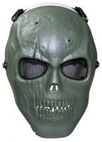  Защитная маска "Череп", цвет оливковый, полная защита, декоративная