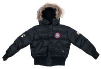 US детская куртка "Аляска" polar jacket N2B, черная