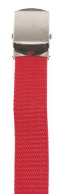 Купить Max-Fuchs Ремень Web belt с хромированой пряжкой 32 мм, красный