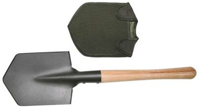 Купить Max-Fuchs Саперная лопата, деревянная ручка, экстра-прочная, с чехлом