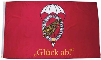 Купить Max-Fuchs Флаг десантников "Glück ab!", 90х150 см