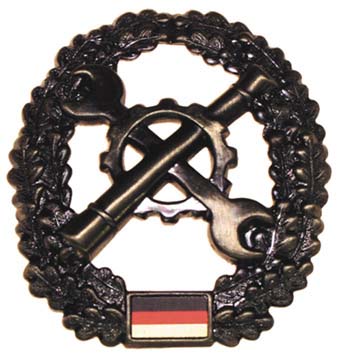Купить Max-Fuchs Нашивка на армейский берет бундесвер BW, "Instandsetzung"
