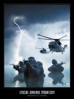 Постер "Special Warfare Operations" 30х40 см