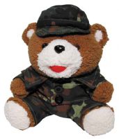 Медвежонок Тедди в камуфляжном костюме бундесвер, 22 см