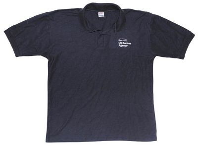 Купить Max-Fuchs Британская рубашка-поло "UK Border Agency",  Б/У, синий
