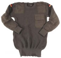 Оригинальный армейский свитер Бундесвер, оливковый (48 размер)