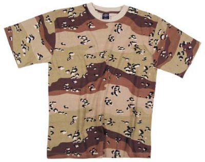Купить Max-Fuchs Армейская футболка US, камуфляж 6-color desert