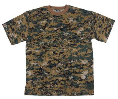 Купить Max-Fuchs Армейская футболка US камуфляж MARPAT