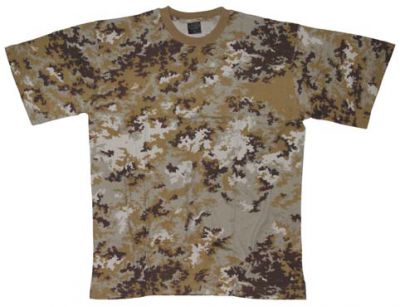 Купить Max-Fuchs Армейская футболка US, камуфляж vegetato desert