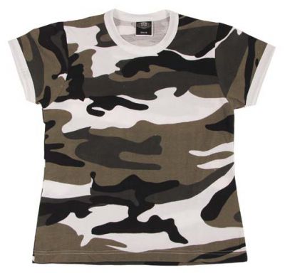 Купить Max-Fuchs Женская армейская футболка US, камуфляж urban