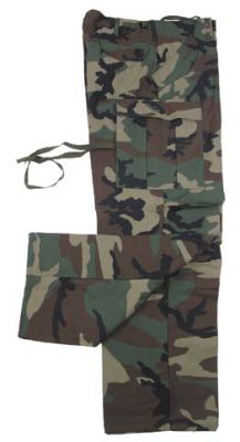 Купить Армейские брюки US M65, 50 % хлопок, 50 % нейлон - камуфляж woodland