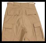 Армейские брюки US BDU 65% полиэстер 35% хлопок khaki