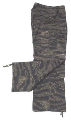 Купить Max-Fuchs Мужские брюки "Vietnam", ripstop tiger stripe stonewashed