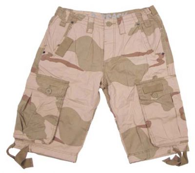 Купить Max-Fuchs Мужские шорты милитари "Trinity", камуфляж 3-color desert