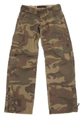 Купить Max-Fuchs Женские брюки Карго US "Combat" камуфляж woodland-stonew