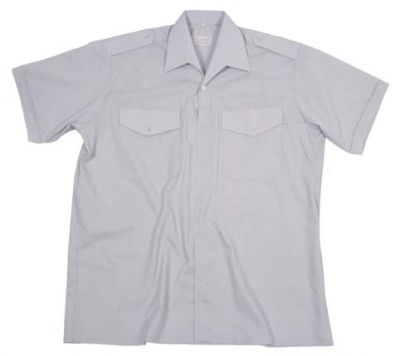 Купить Max-Fuchs Мужская рубашка с короткими рукавами, сего-голубая