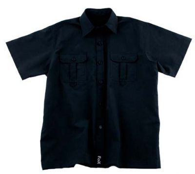 Купить Max-Fuchs Мужская рубашка с короткими рукавами, черная