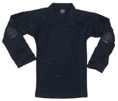 Купить Max-Fuchs Мужская военная рубашка США со съемной защитой, черная