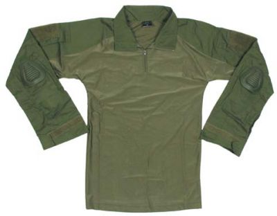 Купить Max-Fuchs Мужская военная рубашка США со съемной защитой, оливковая
