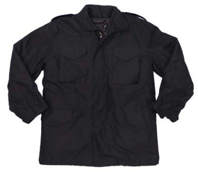 Купить Max-Fuchs Мужская черная куртка US M65
