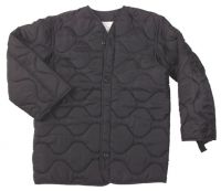 Утепленная подкладка для мужской куртки US M65 - черная