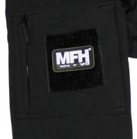 Куртка Soft Shell "Liberty", глянцевая непромокаемая ткань, черная
