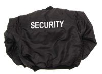 Лётная куртка США US flight jacket MA1 "SECURITY", черная