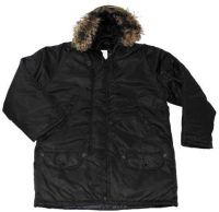 Мужская куртка "Аляска" рolar jacket N3B, цвет: черный