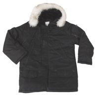 Мужская куртка "Аляска" рolar jacket N3B "POND", цвет: черный