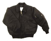 Лётная куртка США US CWU flight jacket, черная (большие размеры)