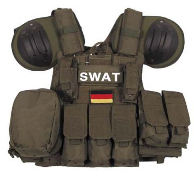 Купить Max-Fuchs Модульный жилет SWAT "Combat" быстрое снятие, цвет оливковый