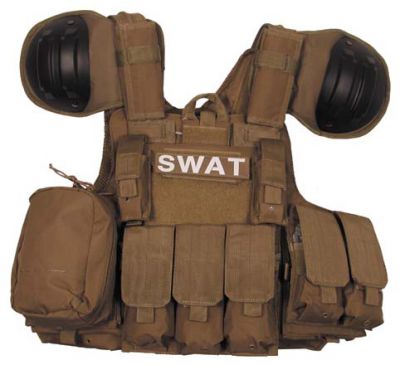 Купить Max-Fuchs Модульный жилет SWAT "Combat" быстрое снятие цвет Coyote