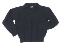 Армейский свитер 100% полиакрил черный
