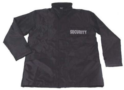 Купить Max-Fuchs Мужская черная куртка "SECURITY" с капюшоном