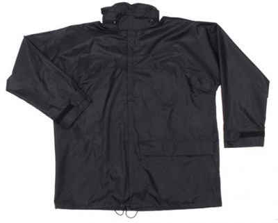 Купить Max-Fuchs Водонепроницаемая черная куртка 100% полиэстер, покрытие ПВХ