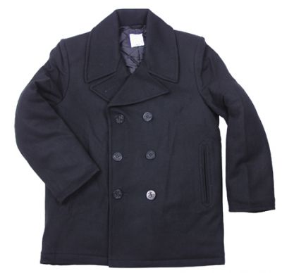 Купить Max-Fuchs Черное мужское пальто US 70 % шерсть, 30 % вискоза