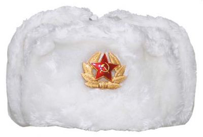 Купить Max-Fuchs Меховая шапка-ушанка, Россия, белая