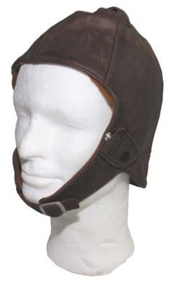Купить Max-Fuchs Летняя кожаная шапка, Cabrio leather cap, коричневая
