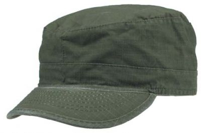 Купить Max-Fuchs Армейская кепка US BDU field cap Ripstop, цвет оливковый состареный