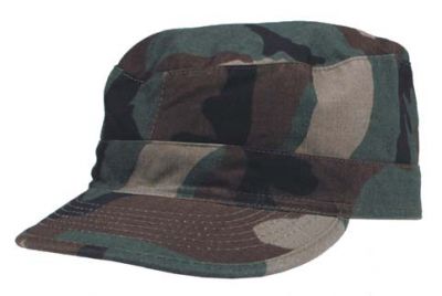 Купить Max-Fuchs Армейская кепка US BDU field cap Ripstop, woodland-stonewashed