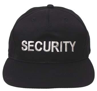 Купить Max-Fuchs Бейсболка "SECURITY" с регулируемым размером, черная
