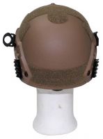 Шлем США из АБС-пластика "FAST", крепления, камуфляж coyote tan