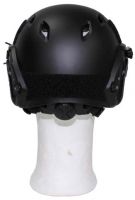 Шлем десантника США из АБС-пластика "FAST", крепления, черный